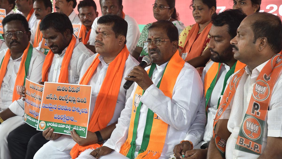 BJP delegation complains to Andhra Pradesh Governor on move to give SC status to Dalit Christians